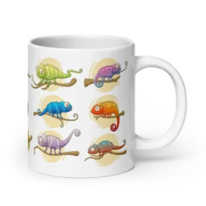Many Chameleons Mug